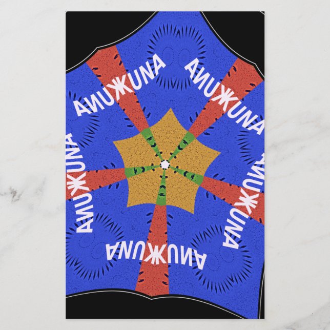 Afrikanisches Stammesdesign: Hakuna Matata Briefpapier (Vorderseite)