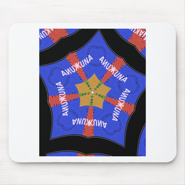 Afrikanisches Stammesdesign: Hakuna Matata Mousepad (Vorne)