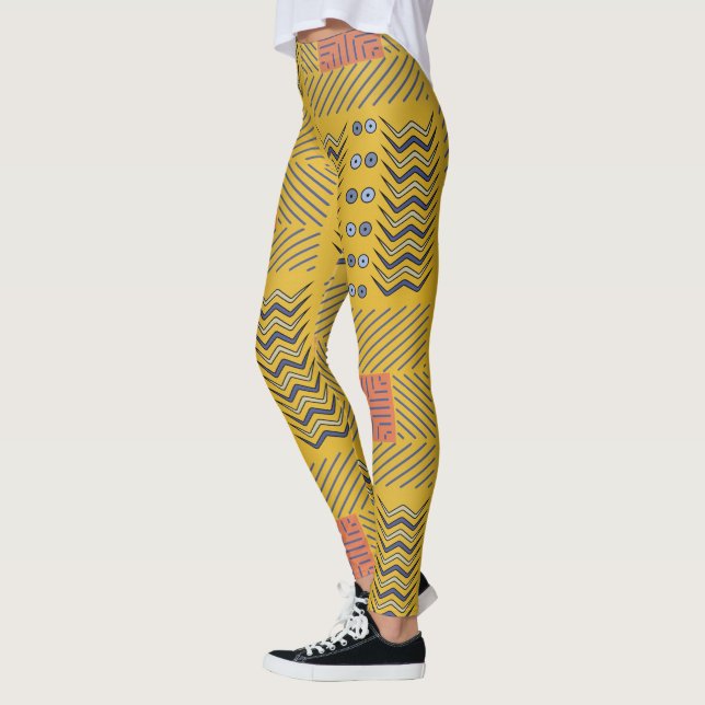 afrikanisches Stammesgebiet Leggings (Links)