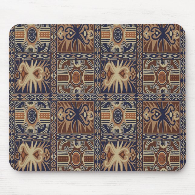 Afrikanisches Stammeskollaps Mousepad (Vorne)