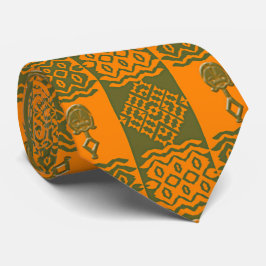 afrikanisches Stammesmuster Krawatte