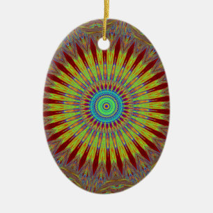 Afrikanisches Stammesmuster mit iranischem Teppich Keramik Ornament