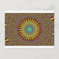 Afrikanisches Stammesmuster mit iranischem Teppich