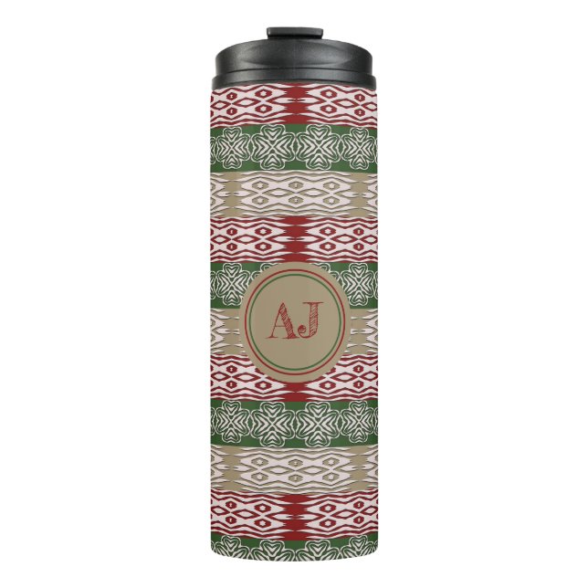 Afrikanisches Stammesmuster  Thermosbecher (Vorderseite)