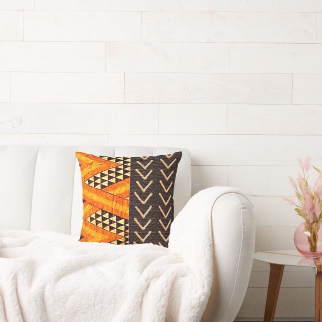 Afrikanisches Stammestümchen Kissen (Liege)