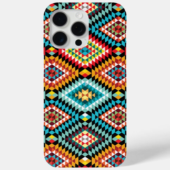 Afrikanisches Stoffmuster Case-Mate iPhone Hülle (Rückseite)