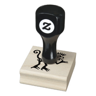 afrikanisches symbolisches gummistempel