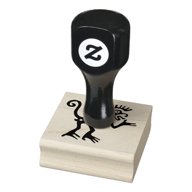 afrikanisches symbolisches gummistempel (Stempel)