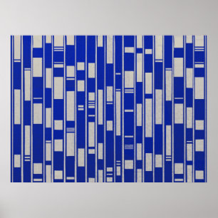 Afrikanisches Textil Inspiriert Abstrakt Poster