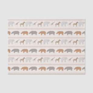 Afrikanisches Tiermuster 1 Seidenpapier