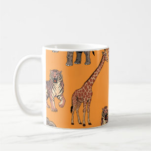 Afrikanisches Tiermuster Kaffeetasse