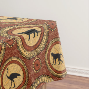 Afrikanisches Tiermuster Tischdecke