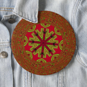 Afrikanisches traditionelles Design Button