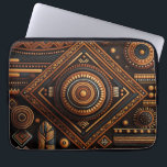 Afrikanisches traditionelles Muster. Ethnisches Af Laptopschutzhülle<br><div class="desc">Afrikanisches,  traditionelles Muster Laptop Sleeves.</div>