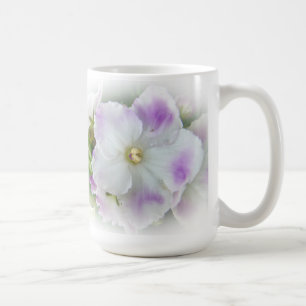 Afrikanisches Veilchen Blüte Kaffeetasse