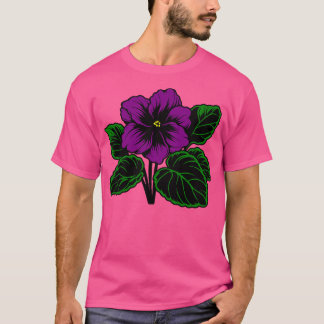 Afrikanisches Veilchen T-Shirt