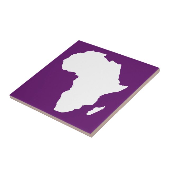 Afrikanisches Violet Audacious Africa Fliese (Seite)