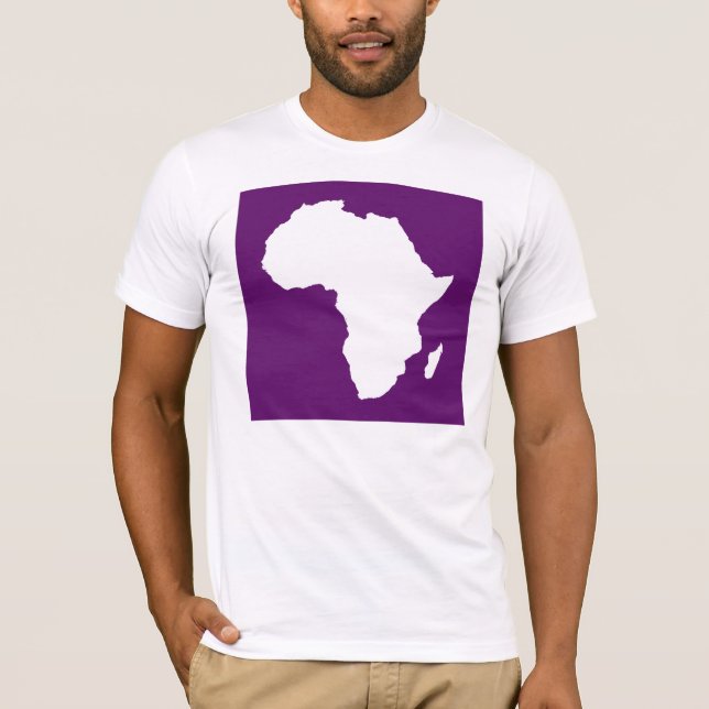 Afrikanisches Violet Audacious Africa T-Shirt (Vorderseite)