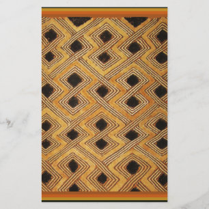 Afrikanisches Zaire Kongo Kuba Textil Briefpapier