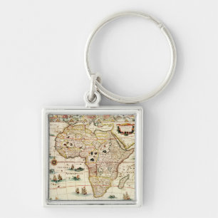 AfrikaPanoramakarte Afrika 2 Schlüsselanhänger