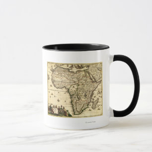 AfrikaPanoramakarte Afrika Tasse