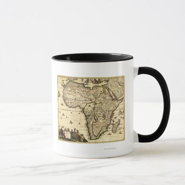 AfrikaPanoramakarte Afrika Tasse (Rechts)