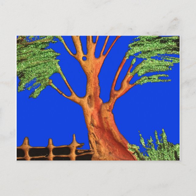 Afrikas Acacia Beauty: Serengeti Serenity. Postkarte (Vorderseite)