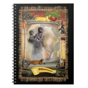 Afrikas Äußerungen Notizblock