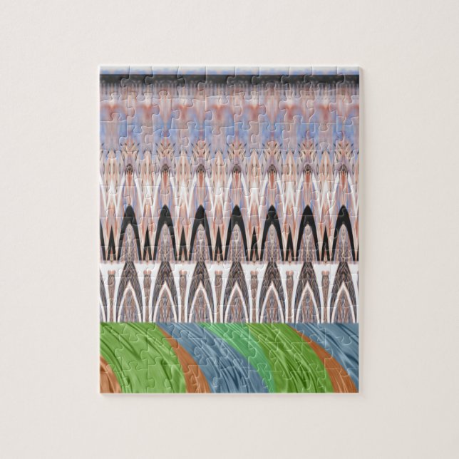 Afrikas - Traditionelles Muster Puzzle (Vertikal)