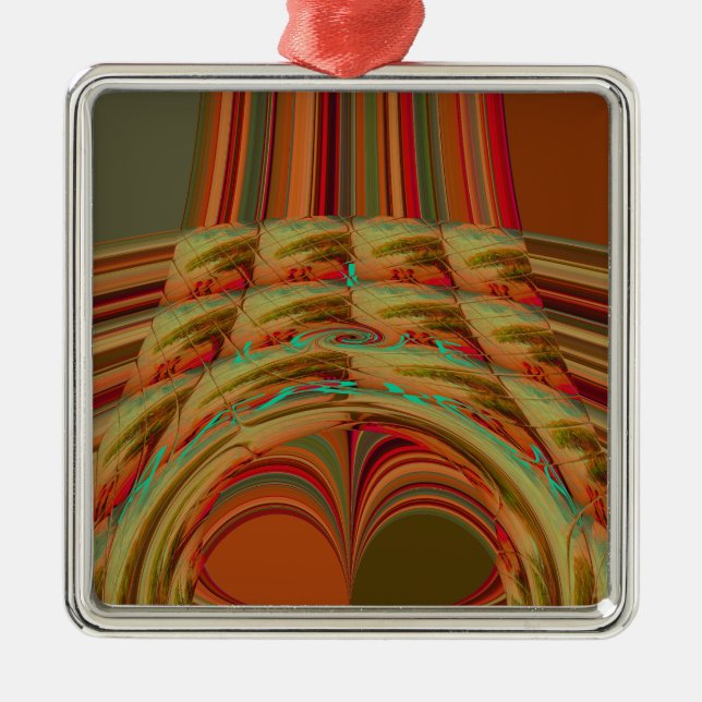 AfrikaTradition Hakuna Matata Berg Ethnischer Moti Ornament Aus Metall (Vorne)