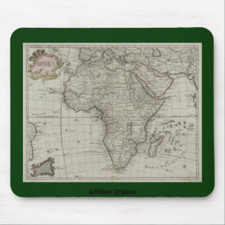 AfriMex Urbano alte afrikanische Karte Mousepad