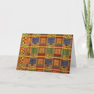 AfriMex Urbano Kente Card Karte