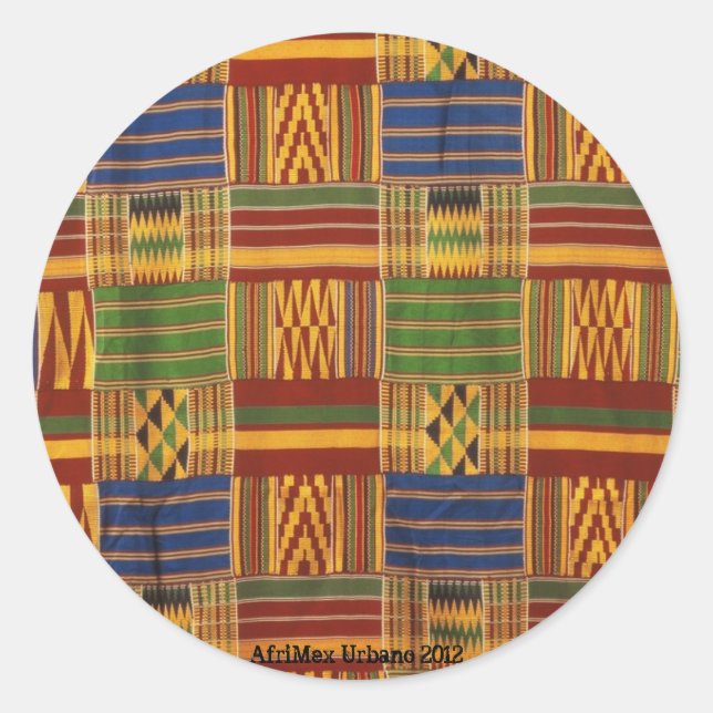 AfriMex Urbano Kente Sticker (Vorderseite)