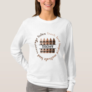 Afro African Black History Mont Melanin Lehrer T-Shirt