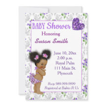 Afro American Baby Girl Baby Dusche