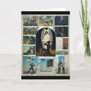 Afro-American Monument, um 1897 Karte