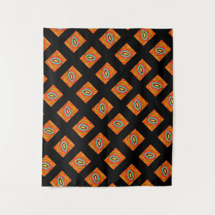 AFRO ART ABORIGINAL TYPE DESIGN WANDTEPPICH