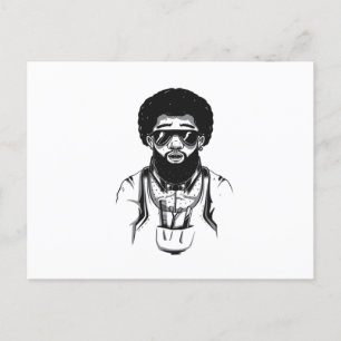 Afro Barber Postkarte