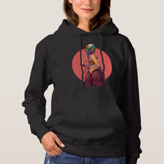 Afro Black Women Black History Mont African Ameri Hoodie (Vorderseite)