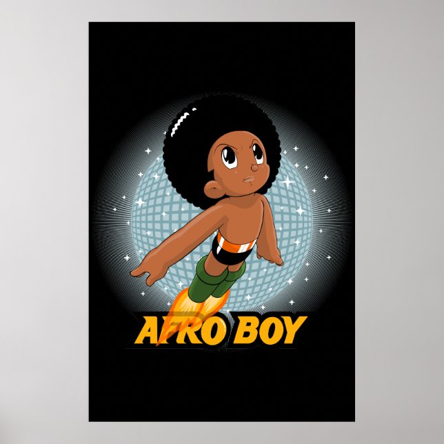 Afro Boy Poster (Vorne)