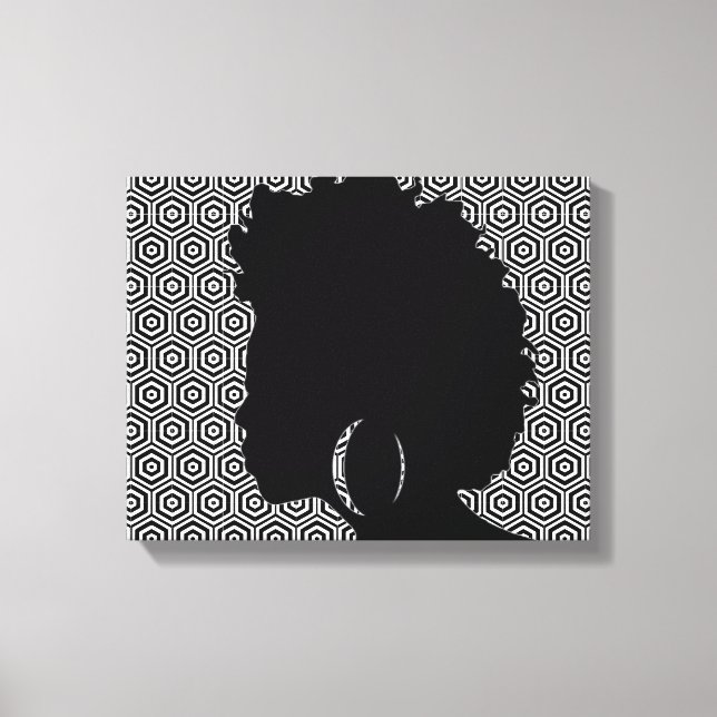 Afro Centric Wrapped Canvas Leinwanddruck (Vorderseite)