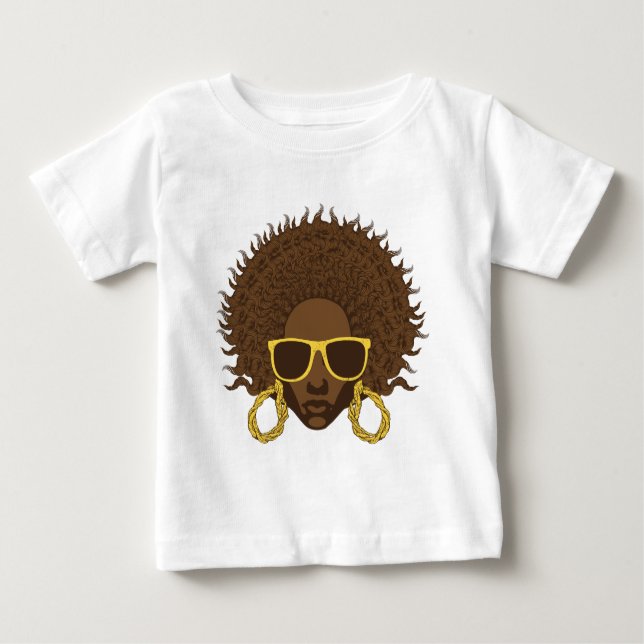 Afro Cool Baby T-shirt (Vorderseite)