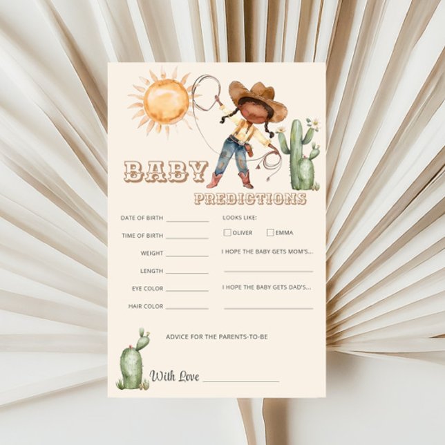 Afro Cowgirl Western Ranch Vorhersagen Spaß Spiel (Von Creator hochgeladen)