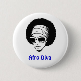 Afro-Diva Button