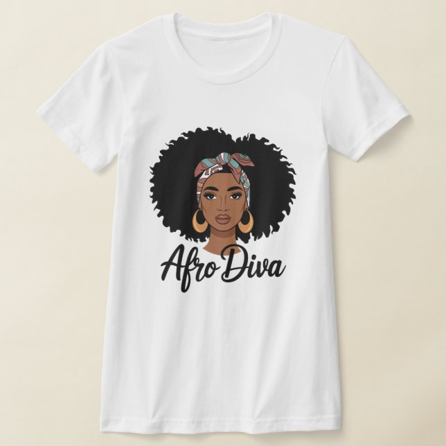 Afro Diva T-Shirt (Ablage )