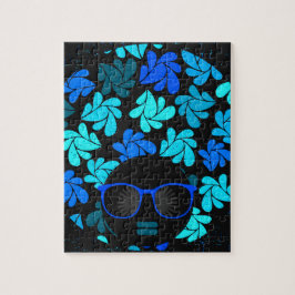 Afro Diva Turquoise Aquamarin Puzzle