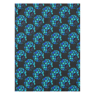 Afro Diva Turquoise Aquamarin Tischdecke