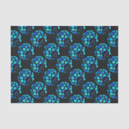 Afro Diva Turquoise Aquamarine Geschenkartikel Seidenpapier