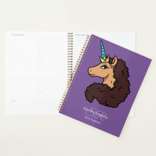 Afro Einhorn Divine Planer