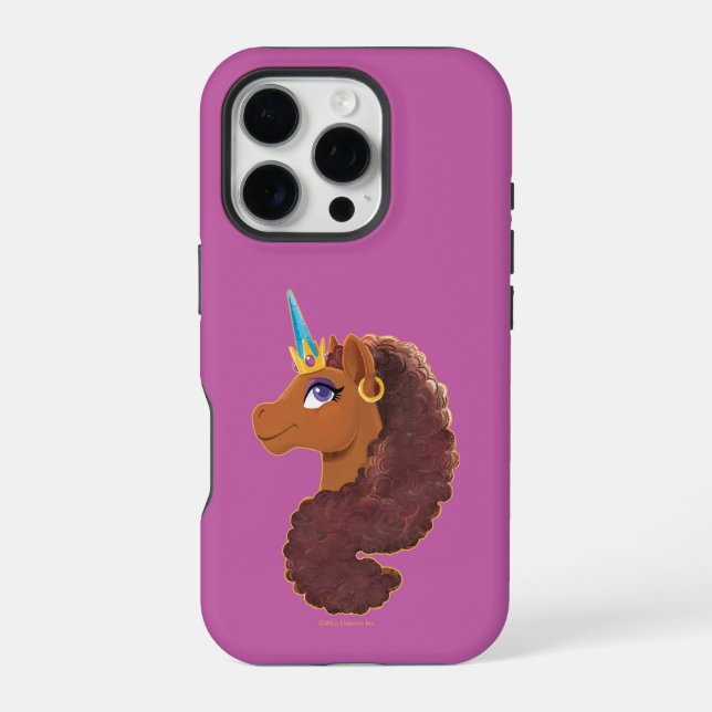 Afro-Einhorn | Einzigartig iPhone Hülle (Rückseite)
